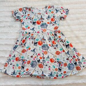 Halloween Skater Dress Size 5-6t